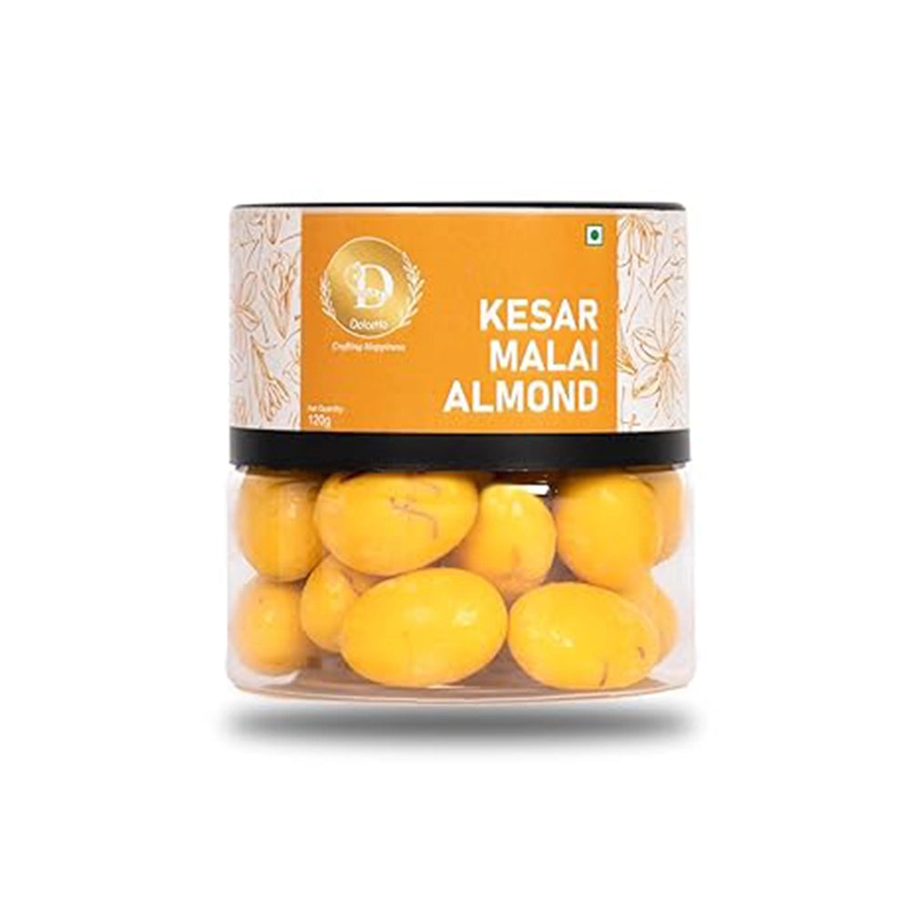 Dolcetto Kesar Malai Almond draggies 1
